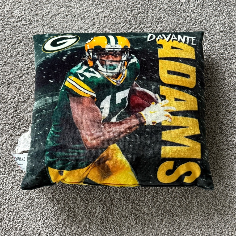 Green Bay Packers Davante Adams Pillow